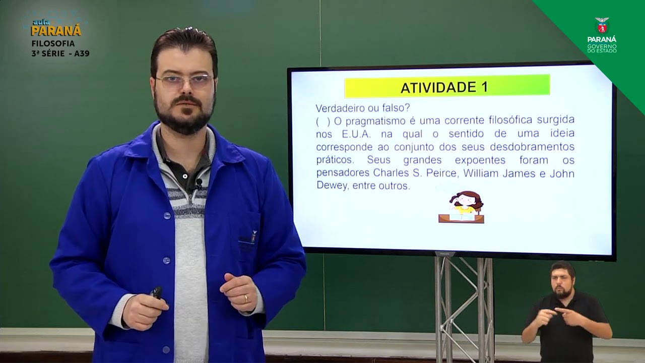 3ª Série | Filosofia | Aula 39 - John Dewey: Funcionalismo e Pragmatismo