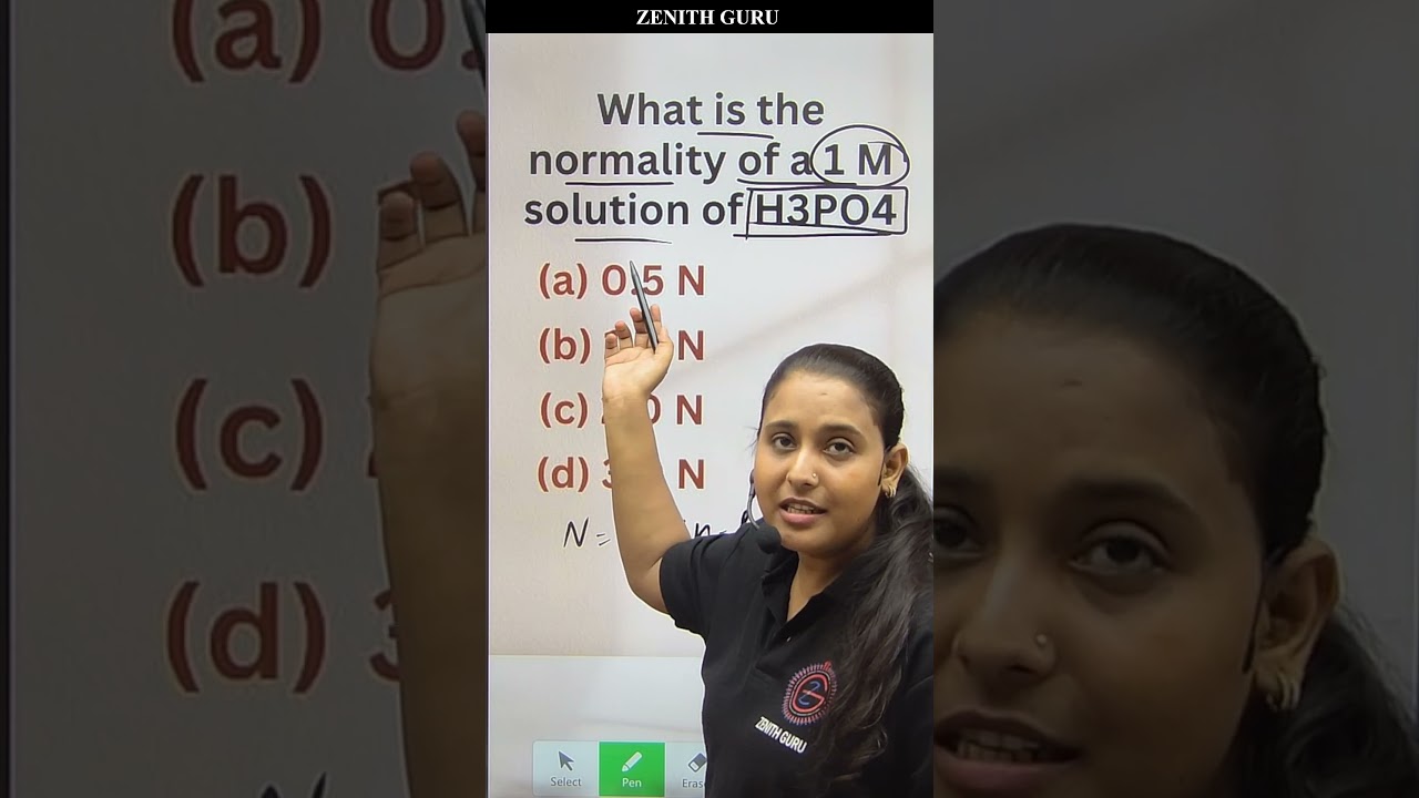 Normality Of 1M Solution Of H3PO4 | Rapid Chemistry 094 | Class 11 | By Nikki ma'am