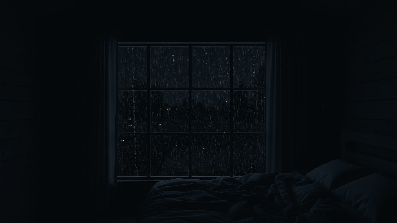 Rain on Window Sounds for Sleeping 🌙 | Soft Night Rain
