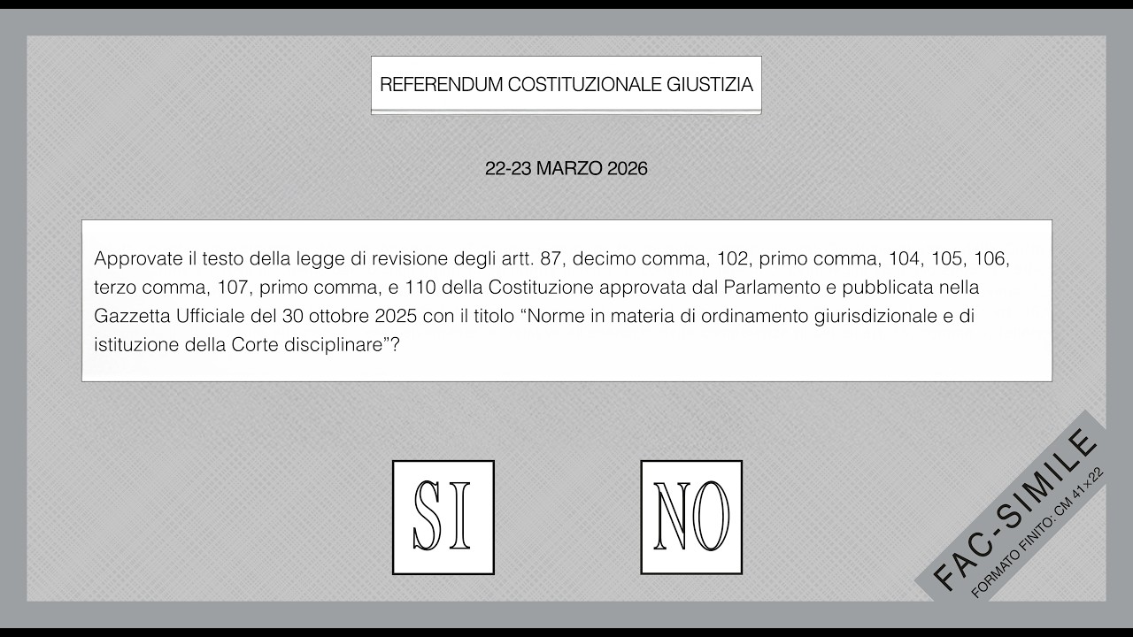 IL PUNTO - REFERENDUM SULLA RIFORMA DELLA MAGISTRATURA 17-03-2026