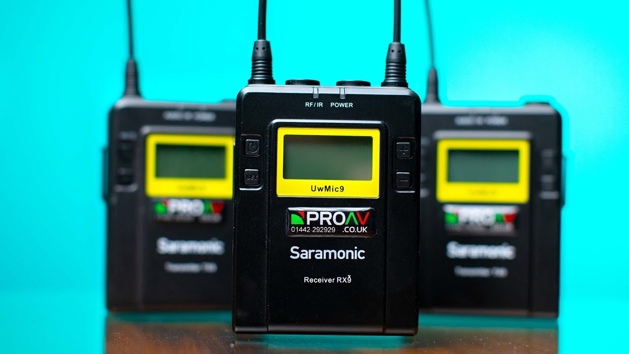 Affordable Dual Transmitter Mics - Saramonic UwMic9