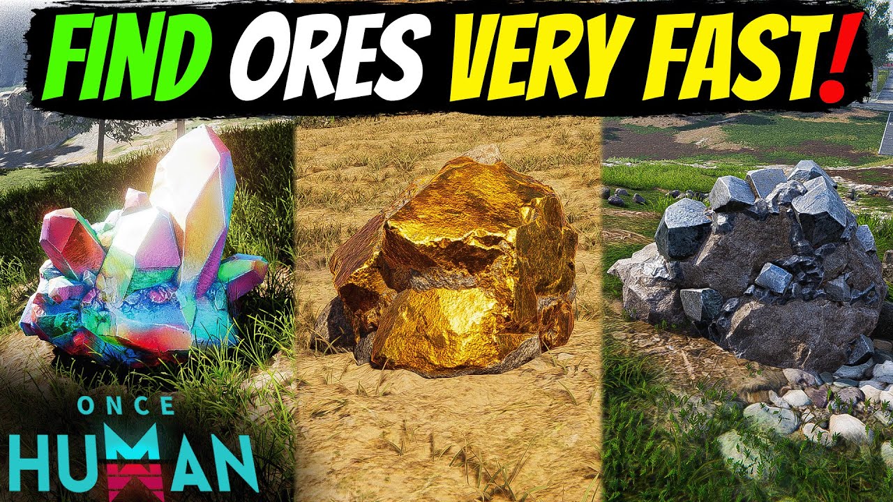 FASTEST Way to Find ALL ORES in Once Human!