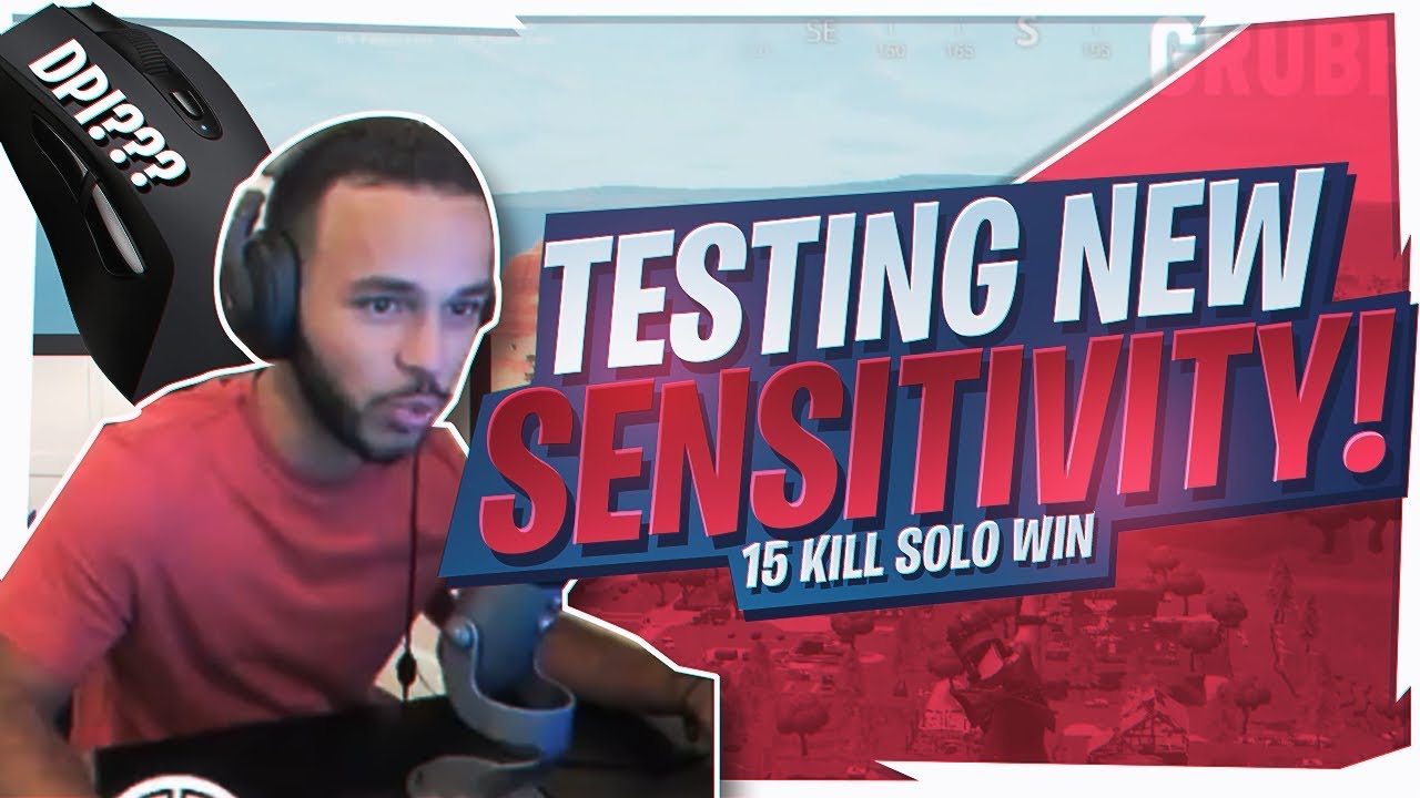 TESTING A NEW SENSITIVITY! 15 KILL SOLO (Fortnite BR Full Game)