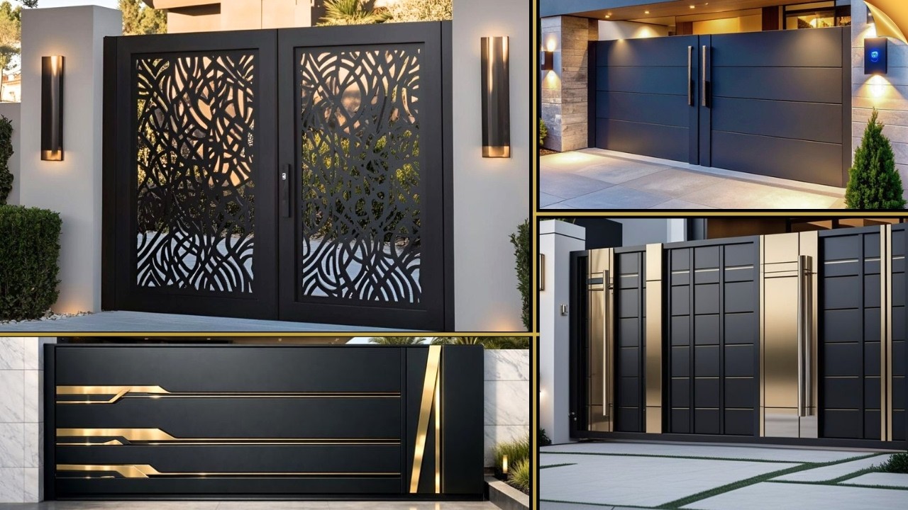 99  Stunning Main Gate Design Ideas🔥 2026 | Modern Steel & Iron Front Gate Designs# maingate #58