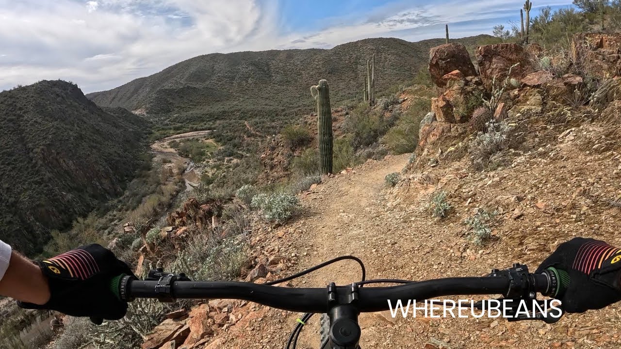 Велосипедная трасса Black Canyon Trail! Быстрый, извилистый маршрут по открытой пустыне недалеко ...