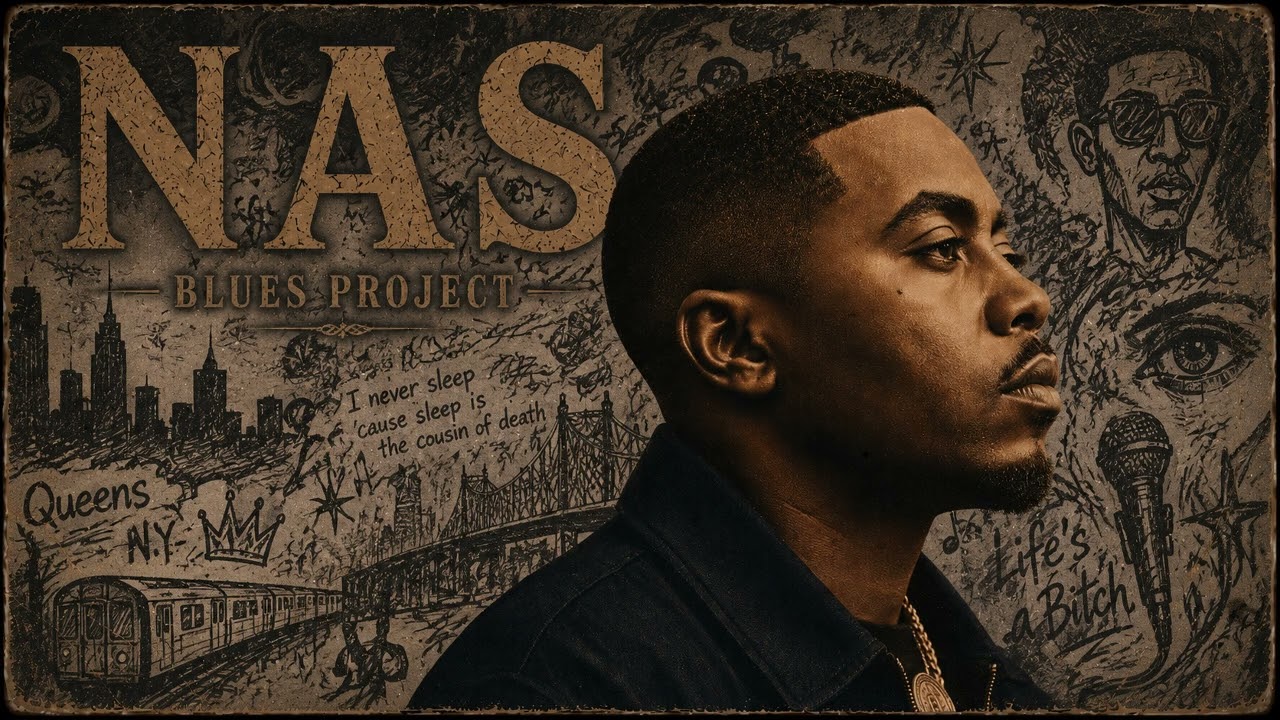 Nas Blues Project | Dark Jazz Boom Bap, Street Poetry & Blues Soul | Inspired Tribute