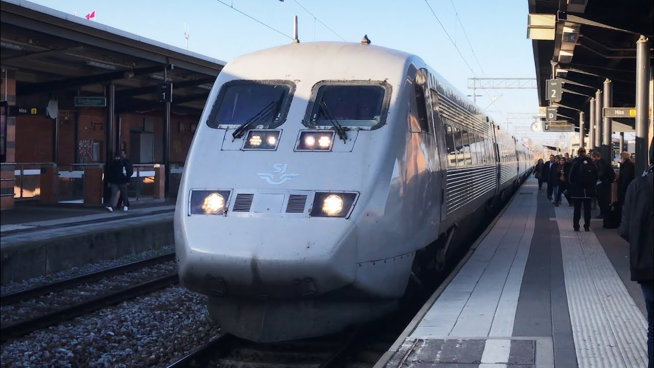 Resa med X 2000 mellan Linköping och Stockholm (med trasig korglutning)