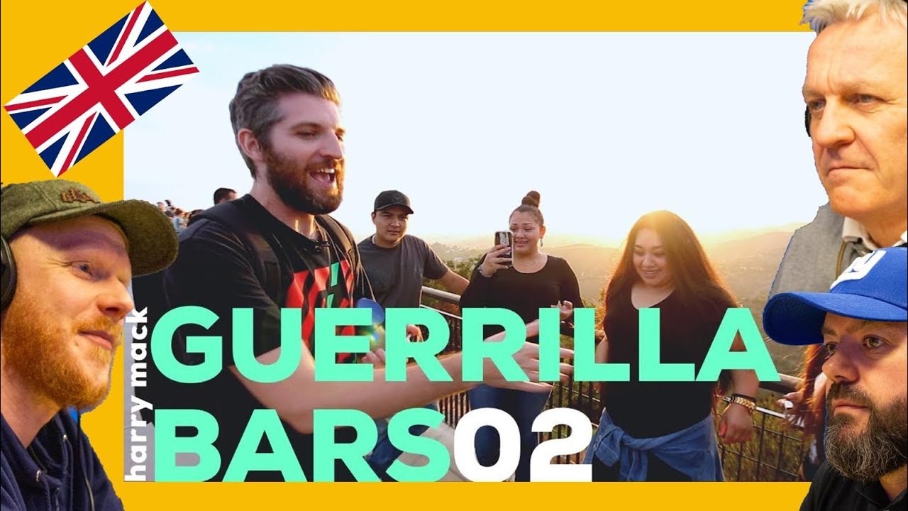 Harry Mack - Guerrilla Bars (Episode 2) REACTION!! | OFFICE BLOKES REACT!!