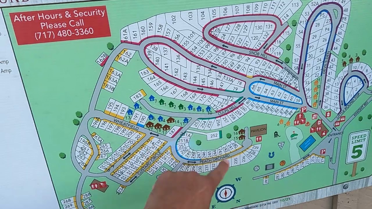 Thousand Trails Round top Campground walking tour