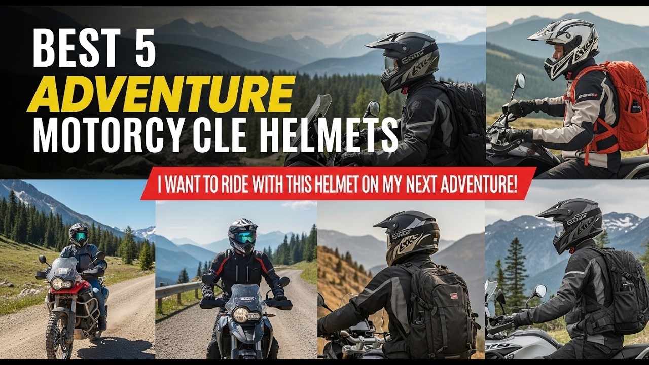 TOP 5 Best 5 Adventure Motorcycle Helmets 2026 | Adventure Motorcycle Helmets You Need To Buy