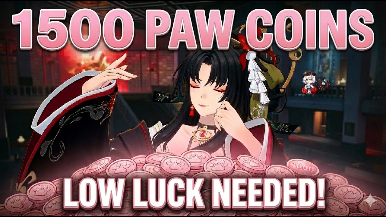 1500 Paw Coins, не нужна высокая УДАЧА! Гайд для соло | NTE