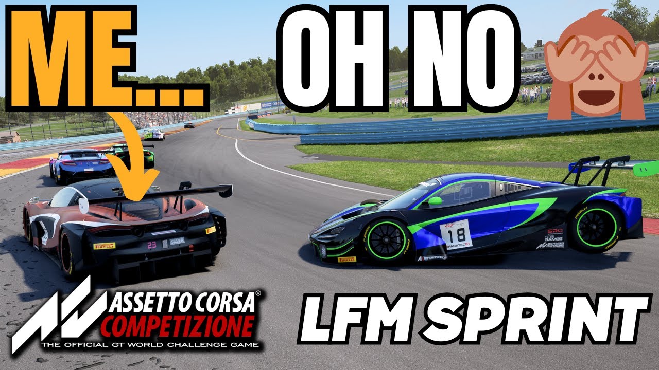 Weird Incidents But Still Fun - McLaren 720S at Watkins Glen - ACC LFM Sprint Series