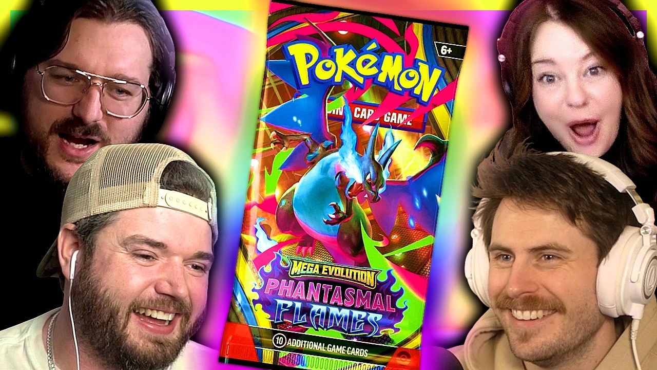Opening Pokemon Cards and hunting Charizard with the crew!
