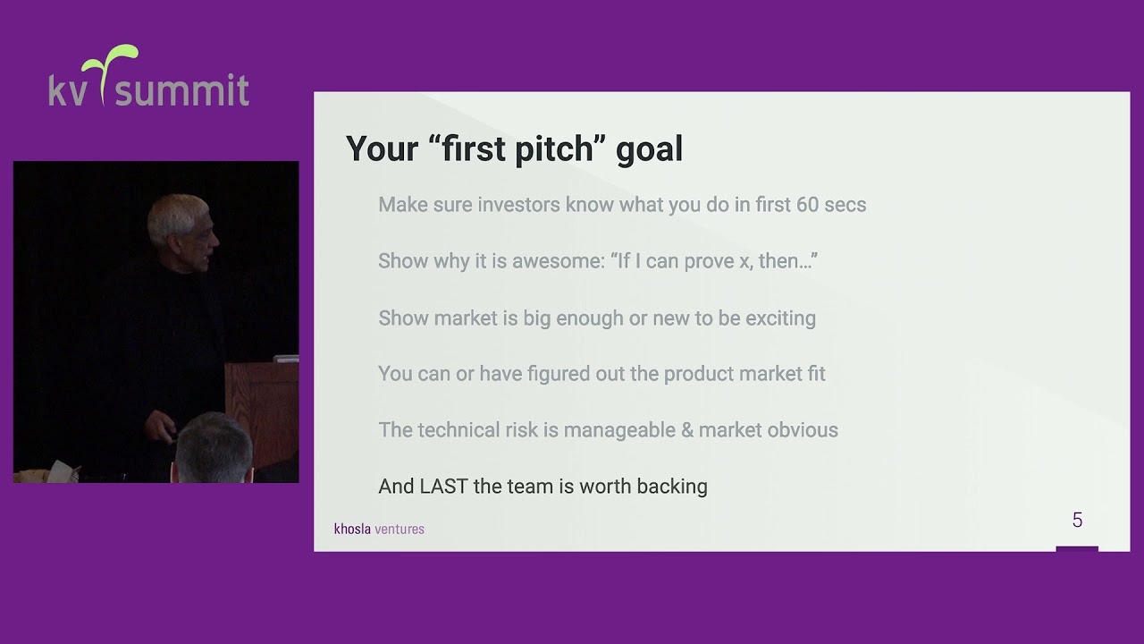 How to Give a Presentation | Vinod Khosla