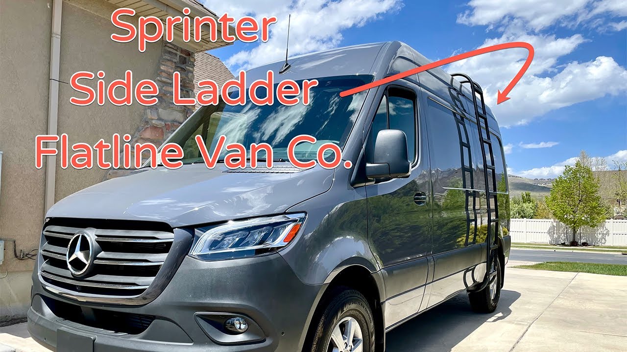 Sprinter Van Side Ladder Install | Flatline Van Co.