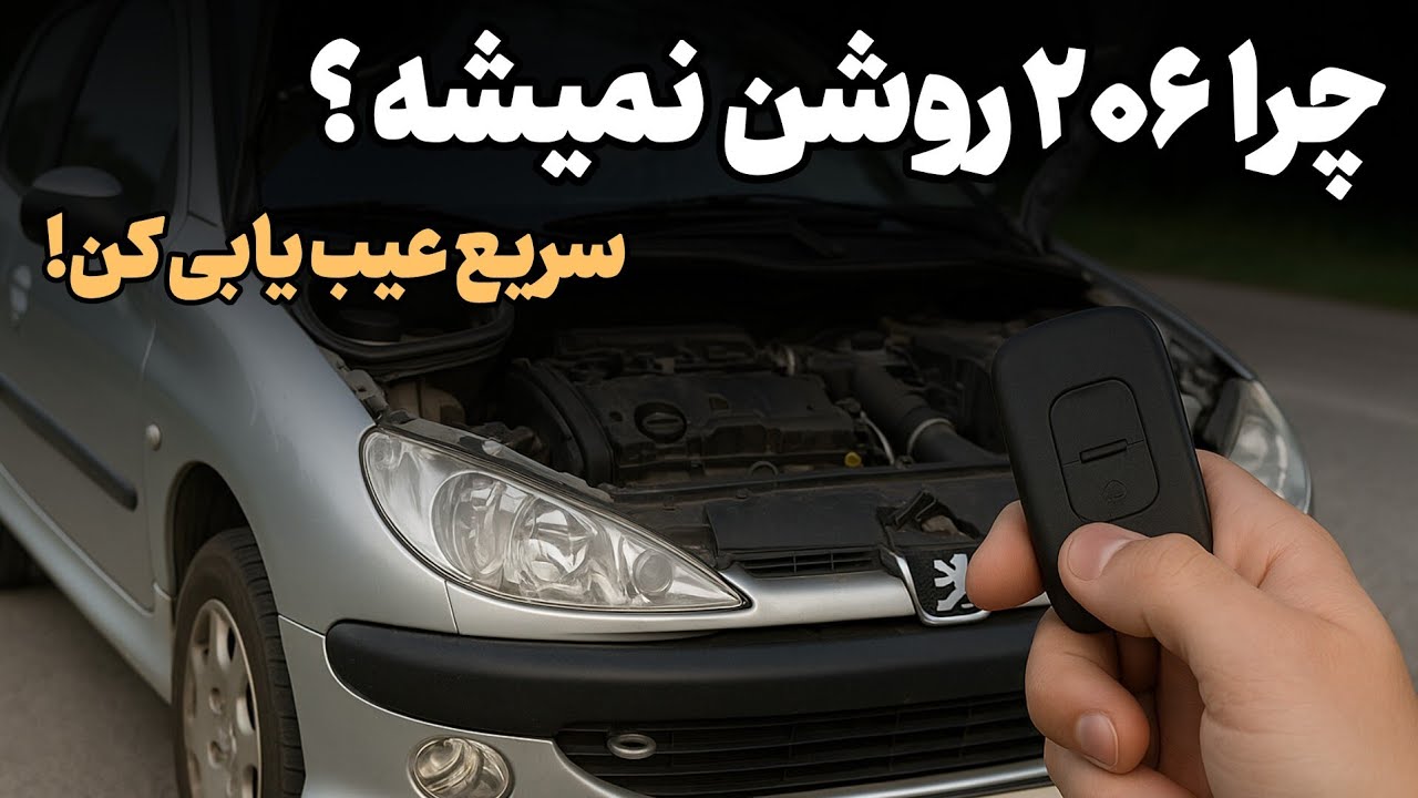 چرا ۲۰۶ استارت میخوره ولی روشن نمیشه ؟