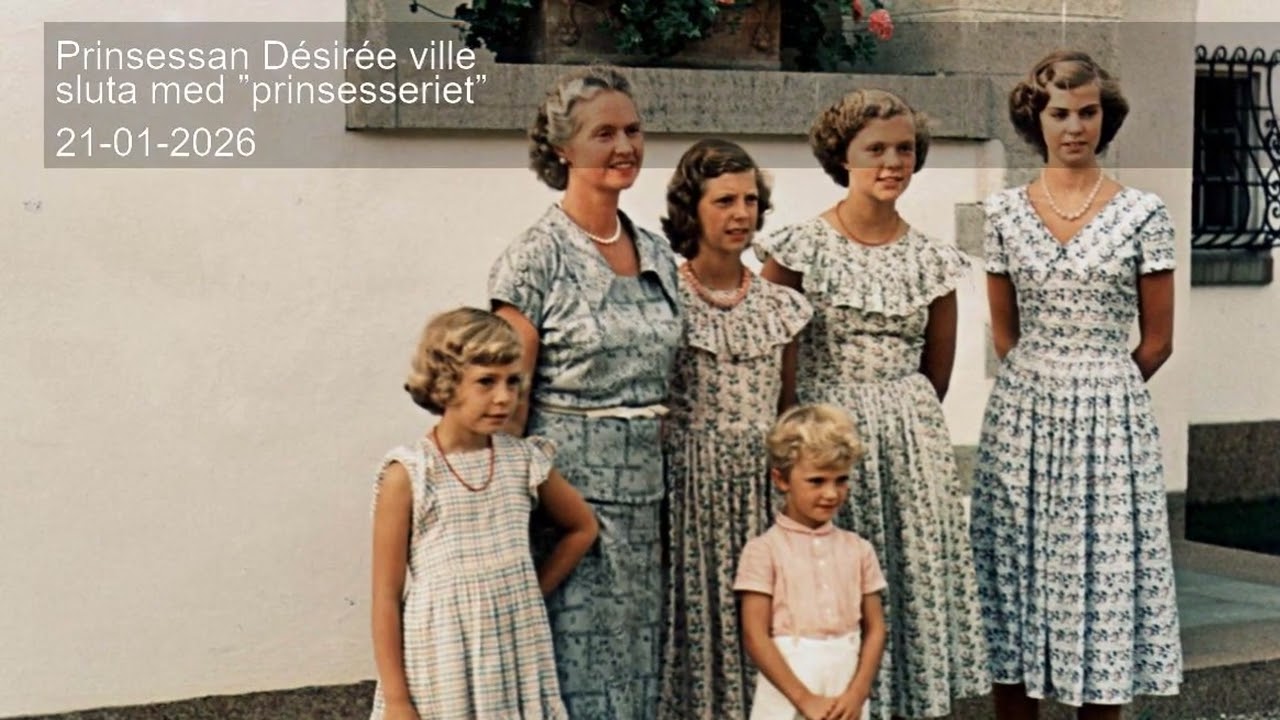 Prinsessan D&eacute;sir&eacute;e ville sluta med &rdquo;prinsesseriet&rdquo;