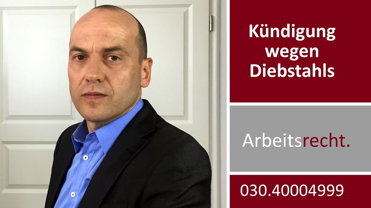 Kündigung wegen Diebstahls von Arbeitsmaterial | Fachanwalt Alexander Bredereck