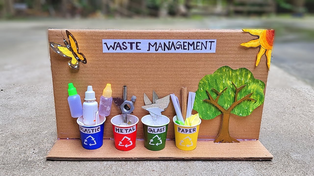 Waste management project for science exhibition | Science project working model | 2025