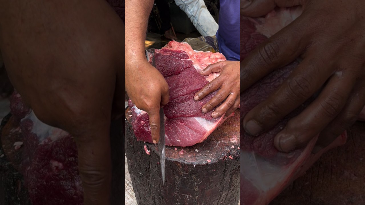excellent meat cutting #viral #meatmarket #meatindustry #food #bbqmeat #meatprocessing #meatcutter