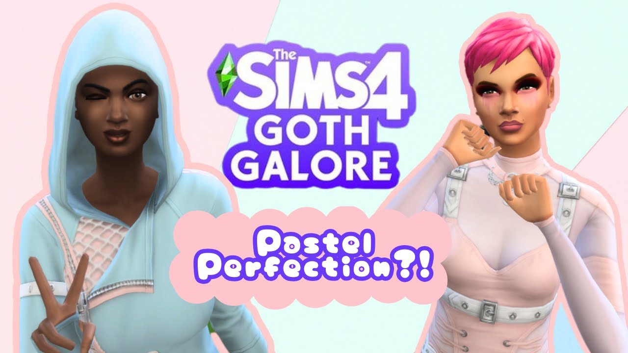 Sims 4 Goth Galore is Pastel Perfection?! Giveaway + Blind Reaction