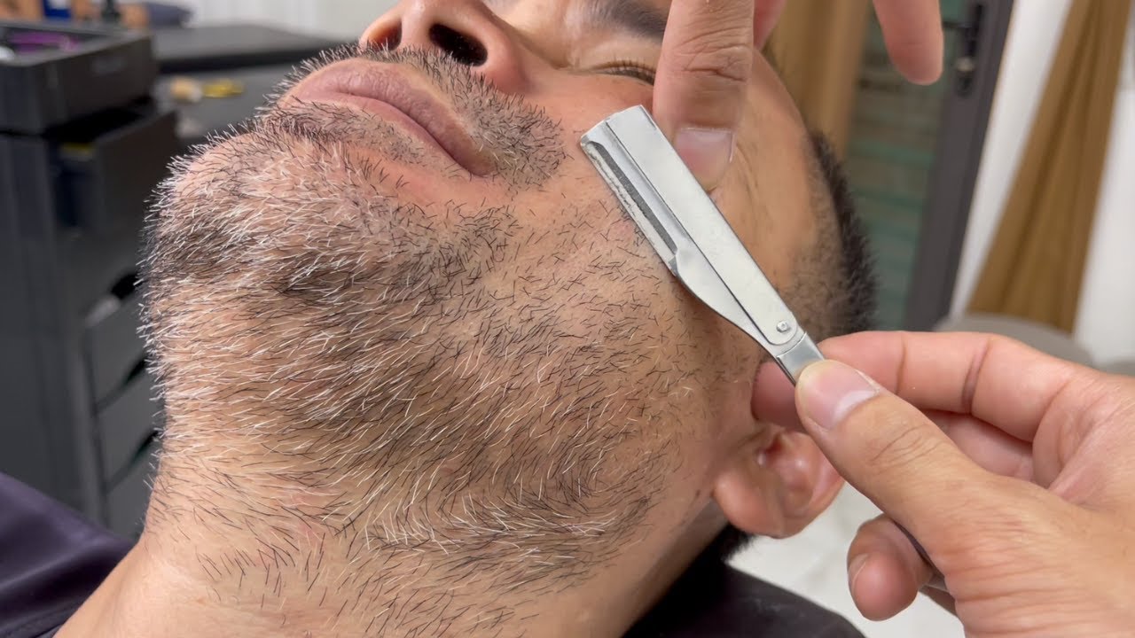 ASMR 🧑 FOR A GOOD SLEEP | SHAVING BEARDS AND DEAD SKIN FOR MAN | SHAVING ASMR EP256