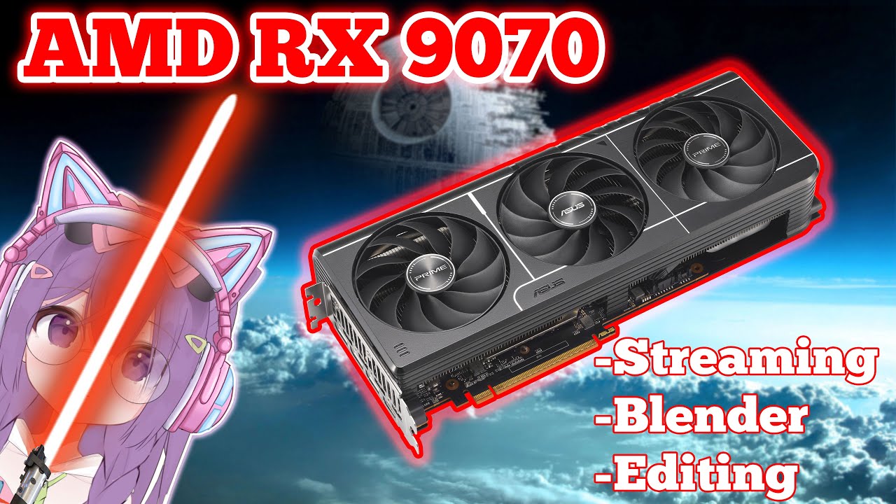 Can you be a content creator with AMD's RX 9070? Streaming, Blender, and video editing tested!