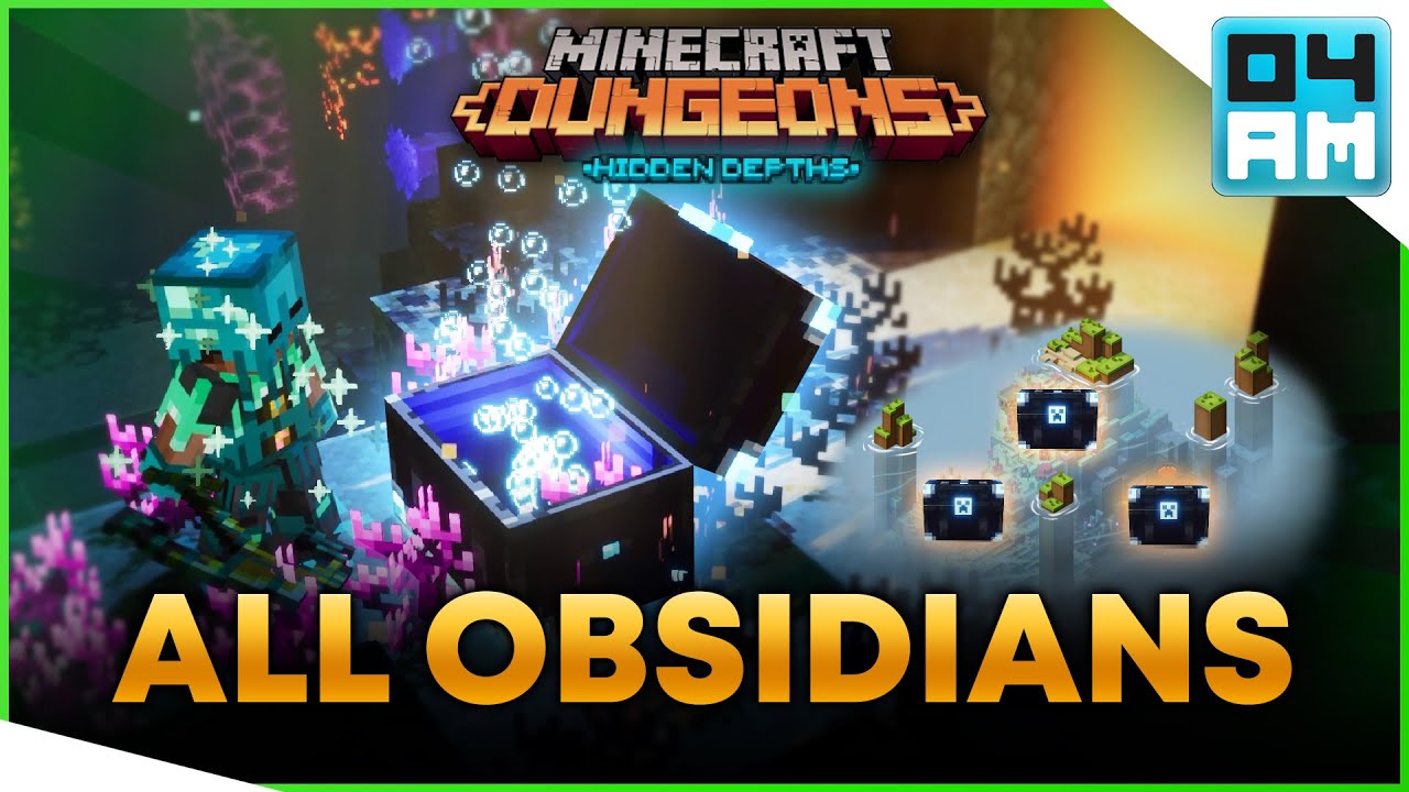 Все секретные местоположения обсидиановых сундуков в Minecraft Dungeons: Hidden Depths DLC