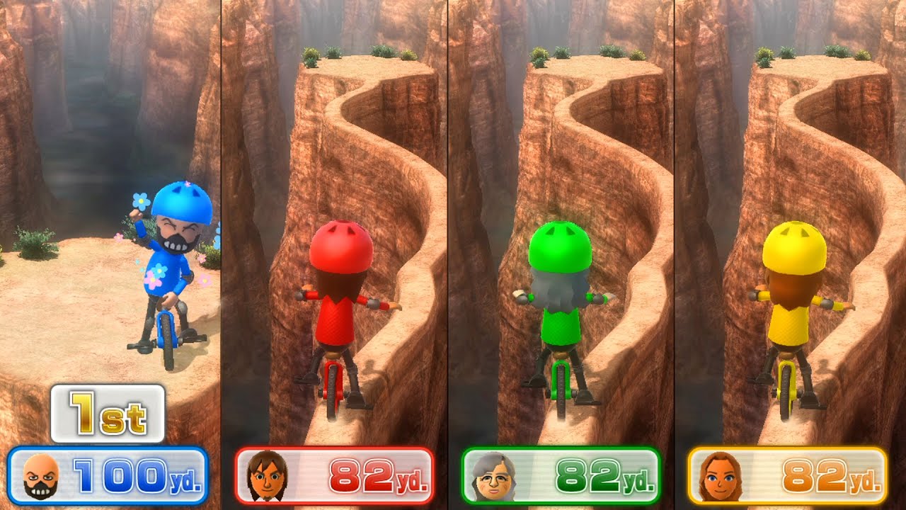 Wii Party U Minigames - Erron Black Vs Yuya Vs Joana Vs Araceli (Master Difficulty)