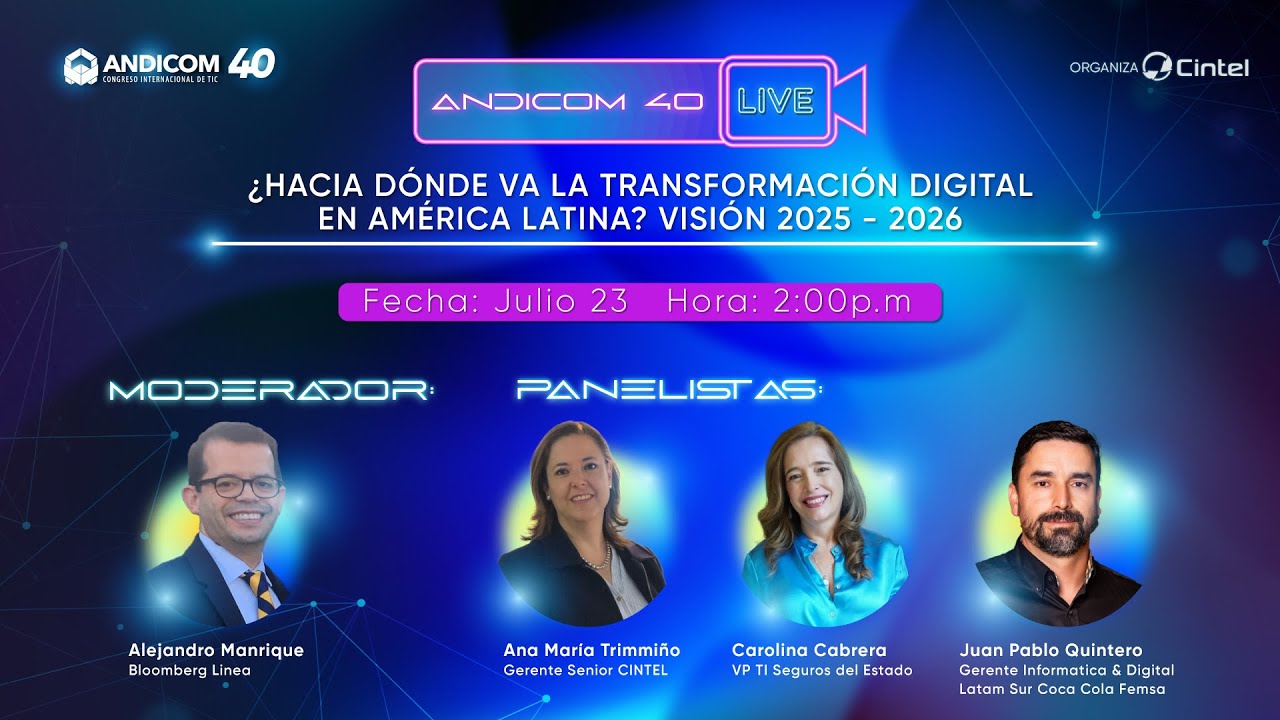 ¿Hacia dónde va la Transformación Digital en A. Latina? Visión 2025 - 2026
