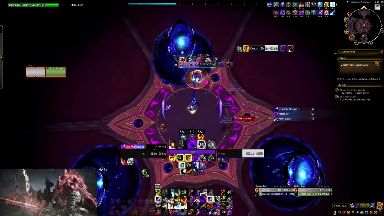 Let Me Solo Her: Nexus Princess Ky'veza - ?? Difficulty - Shadow Priest PoV (Week 1, 685 ilvl)