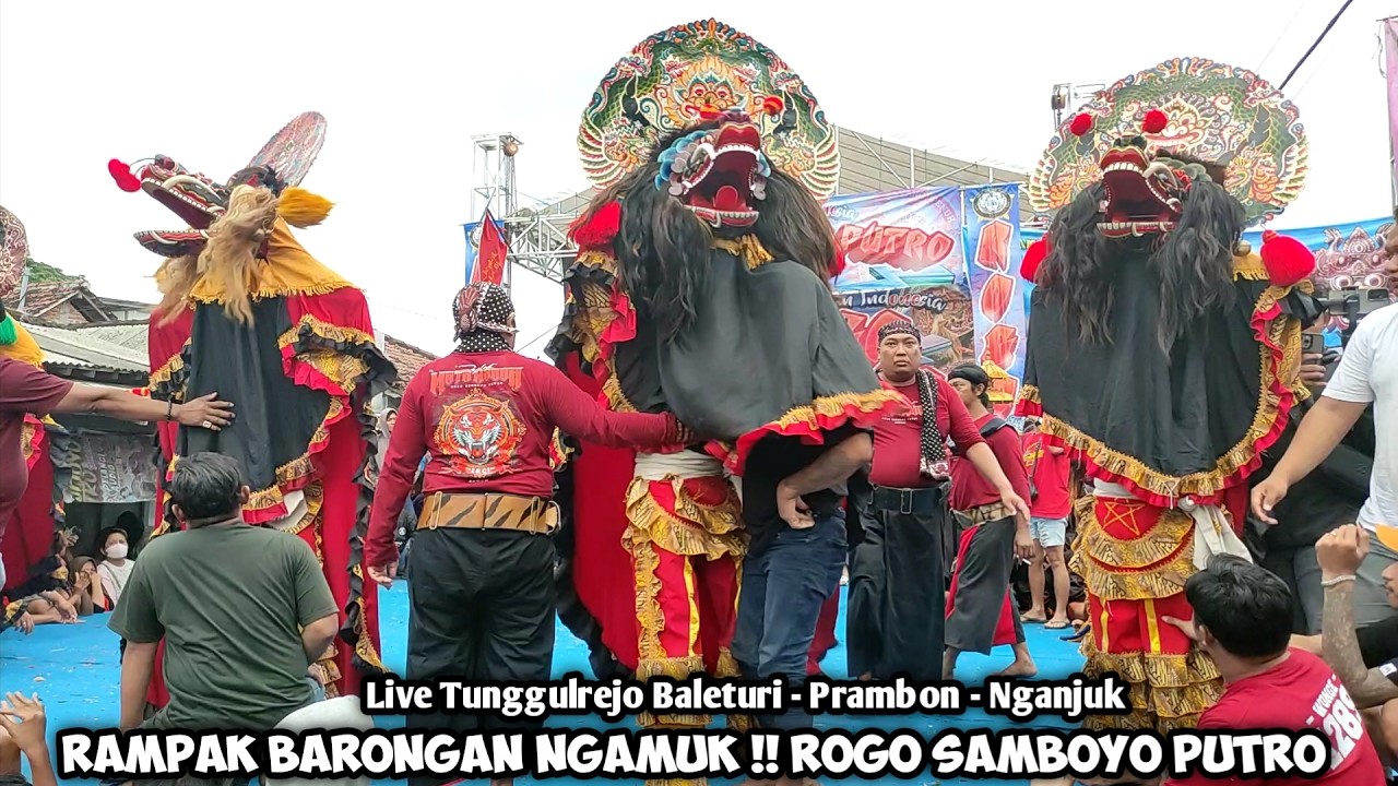 Rampak Barongan Ngamuk Jaranan ROGO SAMBOYO PUTRO Live Tunggulrejo Baleturi Prambon Nganjuk