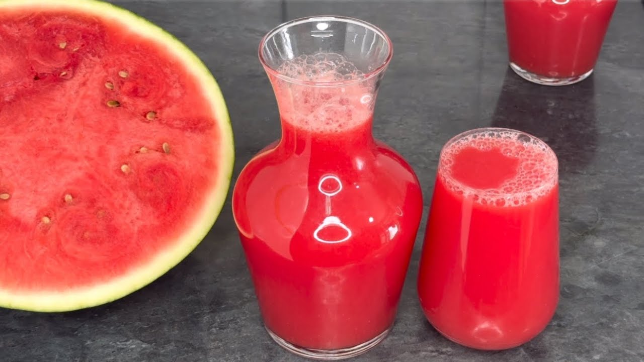 How to Make Watermelon Juice without a Juicier! 