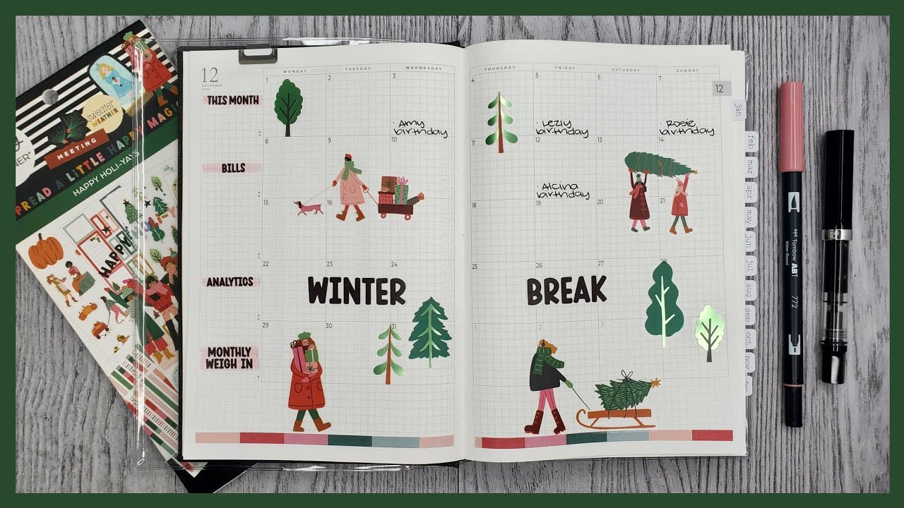 Plan With Me | Happy Planner: Happy Holi-Yays | Sterling Ink A5 Complete Common Planner