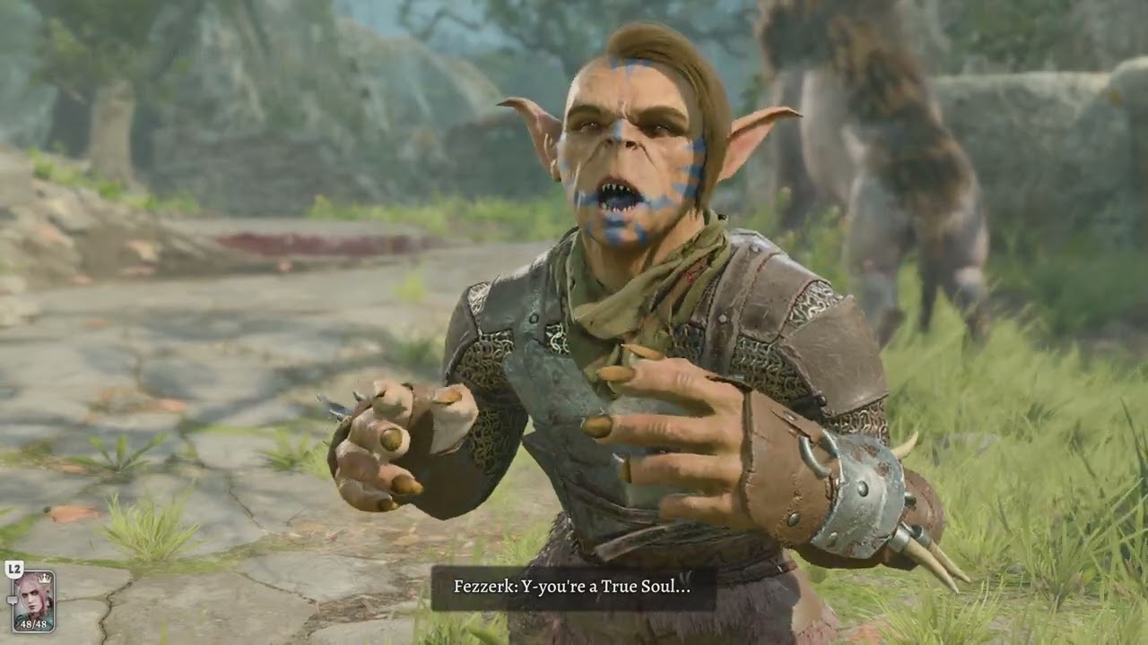 BG3 Intimidating the Goblins - Blighted Village
