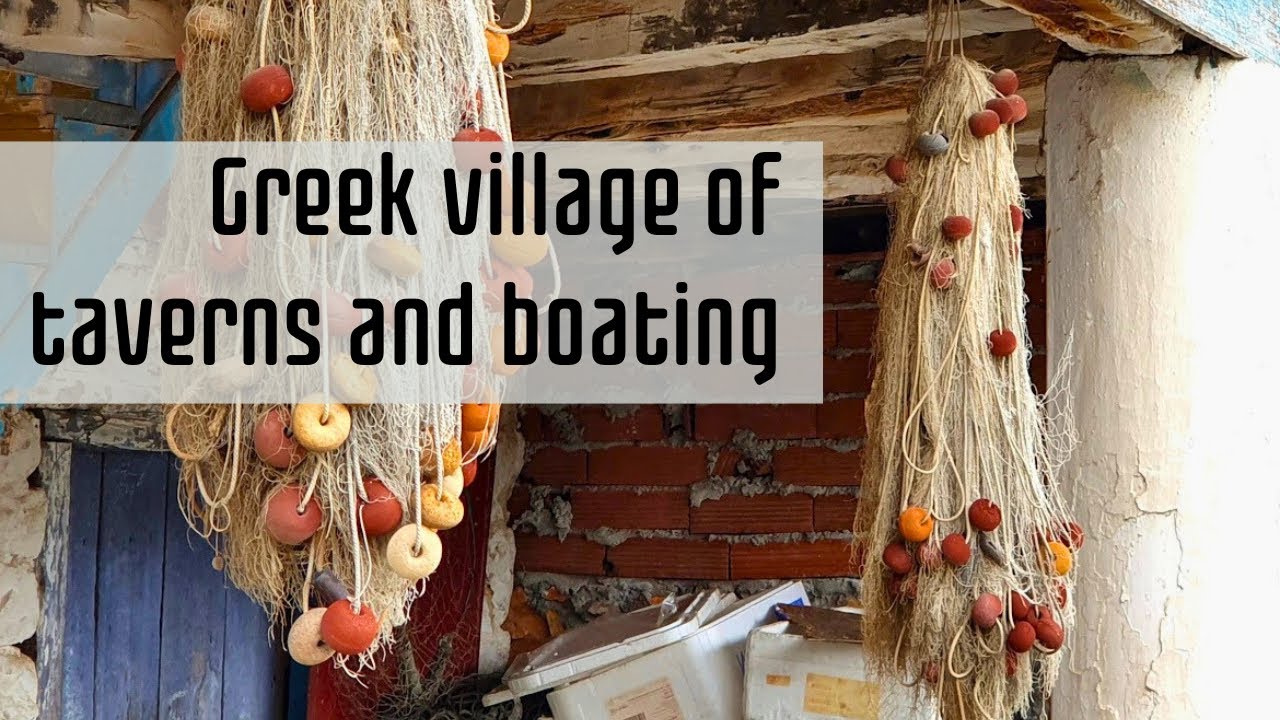 Greece. Walk through the village of Psarades, Prespes.