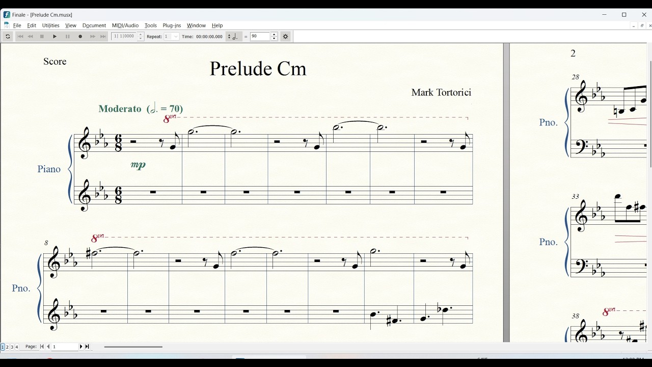 Prelude No. 20 in Cm