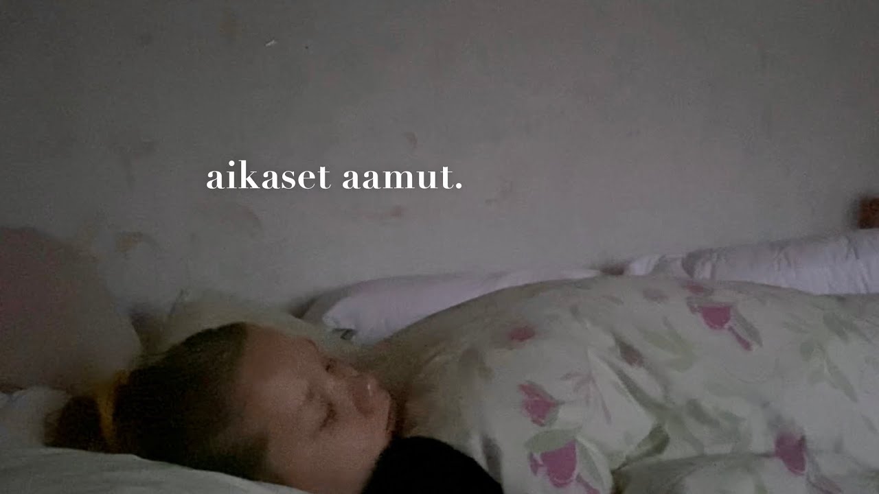 Kevään aamurutiini.