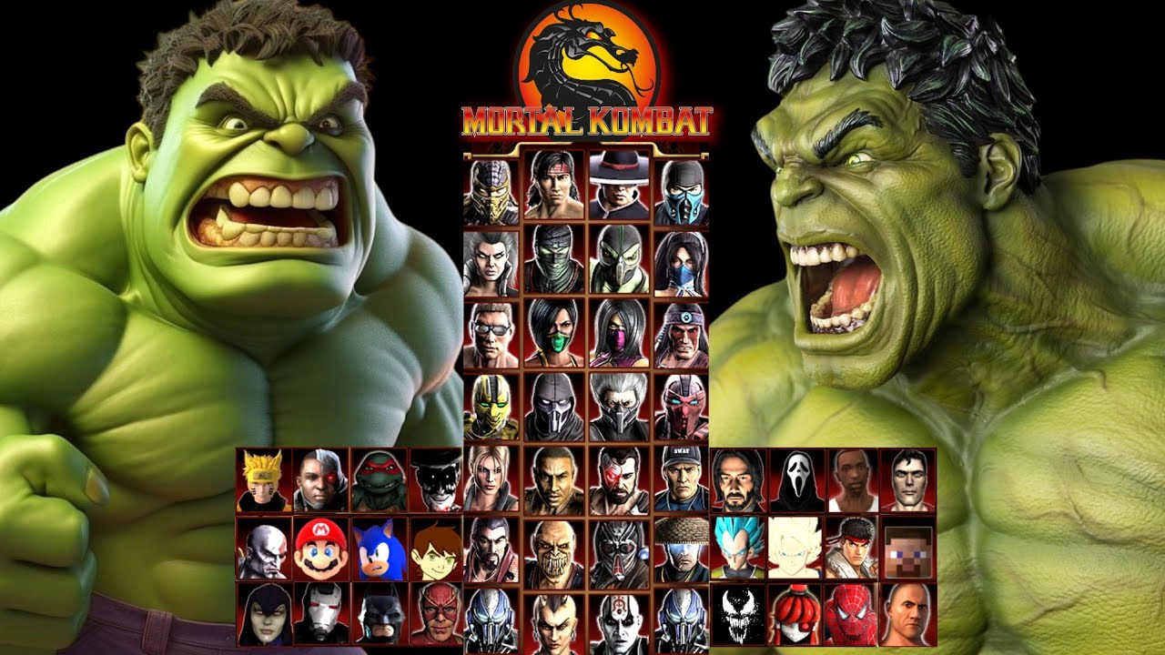 MORTAL KOMBAT 9 | HULK MOD | HARD LADDER | GAMEPLAY (4K60FPS)