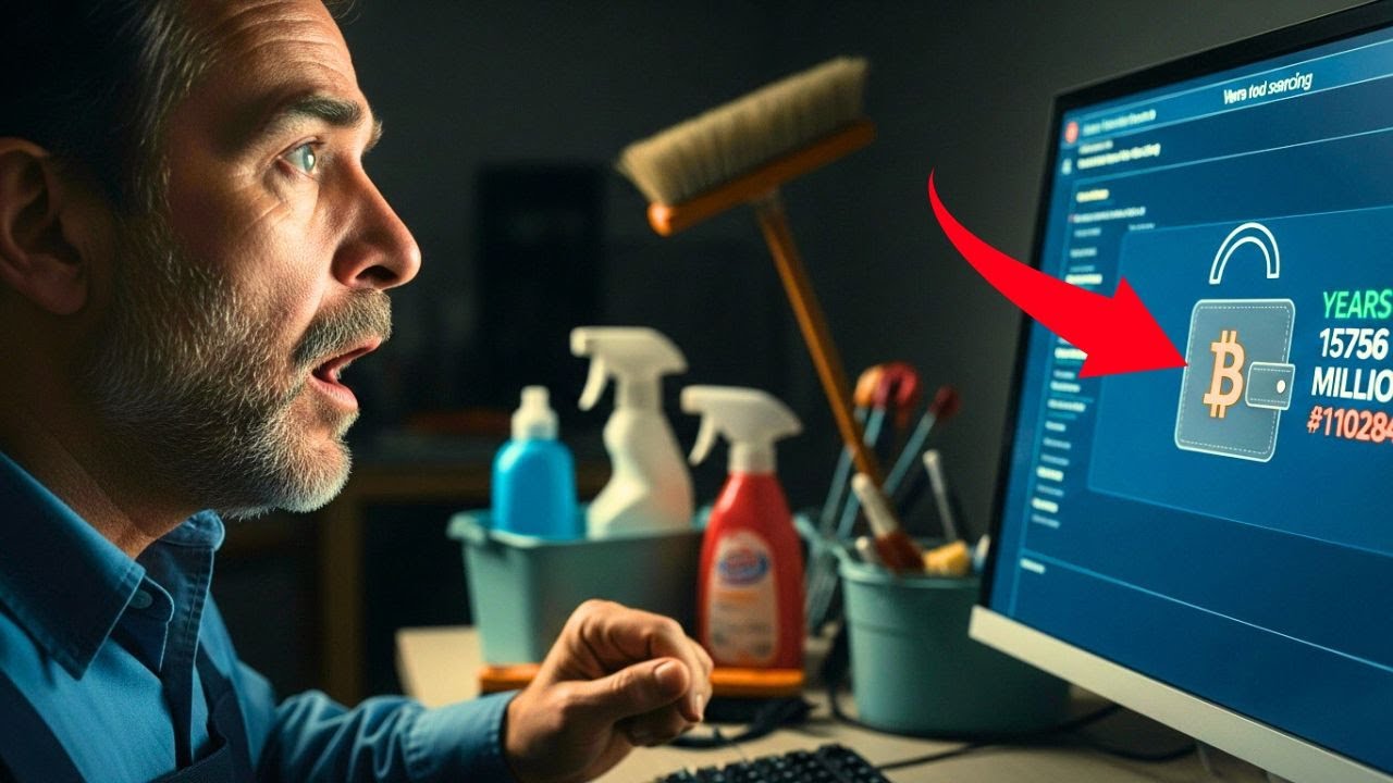 The janitor searched for years &mdash; hoping to find the lost Bitcoin password until&hellip;