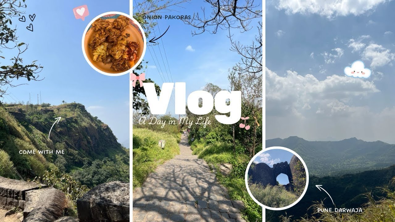 A Day at Sinhagad Fort 🌿 | A Slow & Peaceful Day in Pune ⛰️