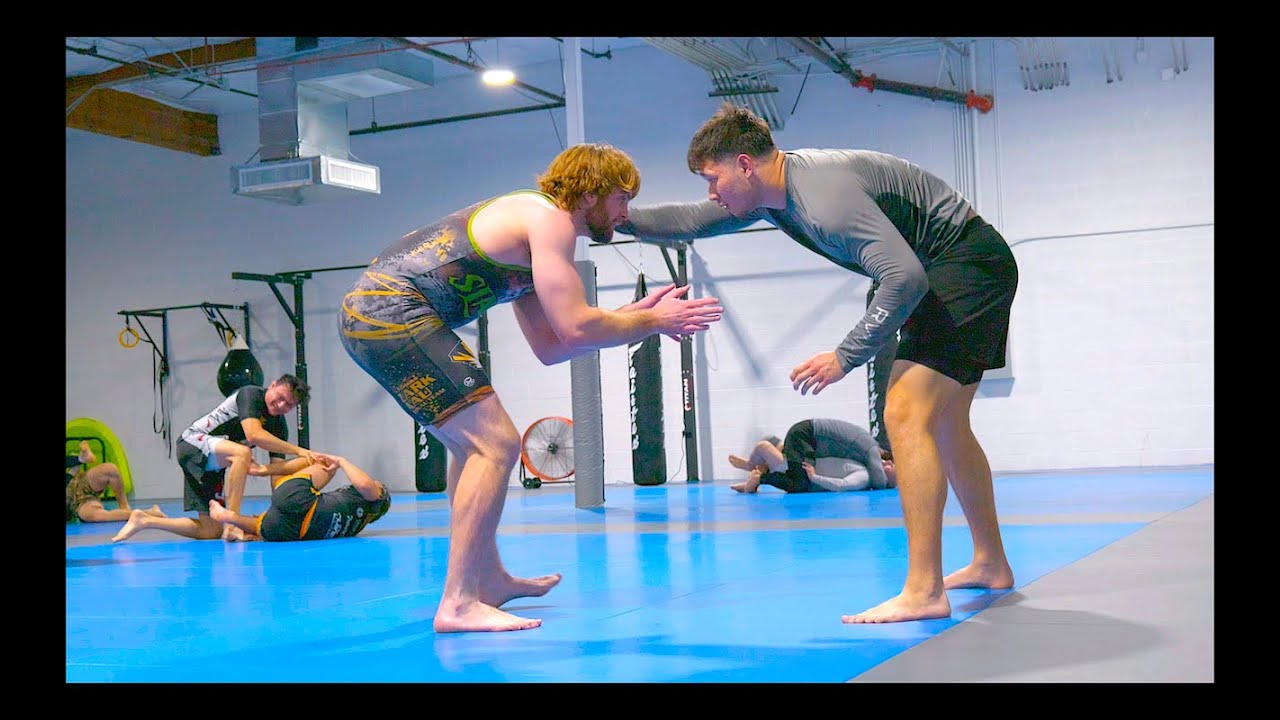 D1 Wrestler STORMS BJJ Gym