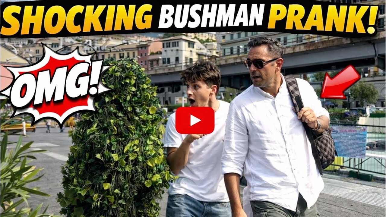 Bushman prank: Funniest Bushman Reactions EVER 🤣 #bushmanprank #funny #bushmanscare 