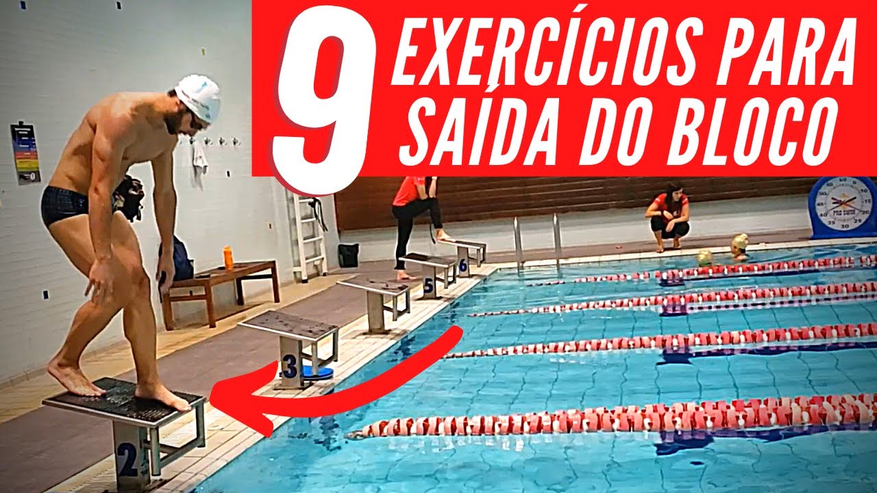 Exercícios para aprender e aperfeiçoar sua saída do bloco na natação. (Muito simples e objetivo)