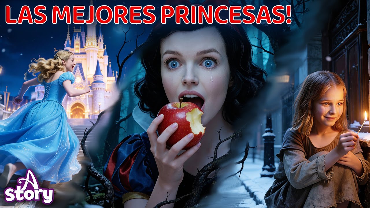 3 Cuentos Clásicos en Español 👸 La Cenicienta, Blancanieves y La Pequeña Cerillera