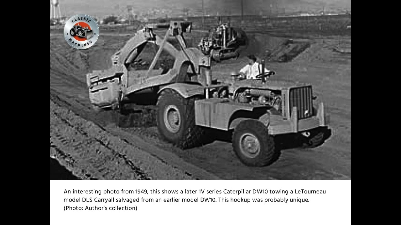 Classic Machines: Caterpillar's DW10 scraper