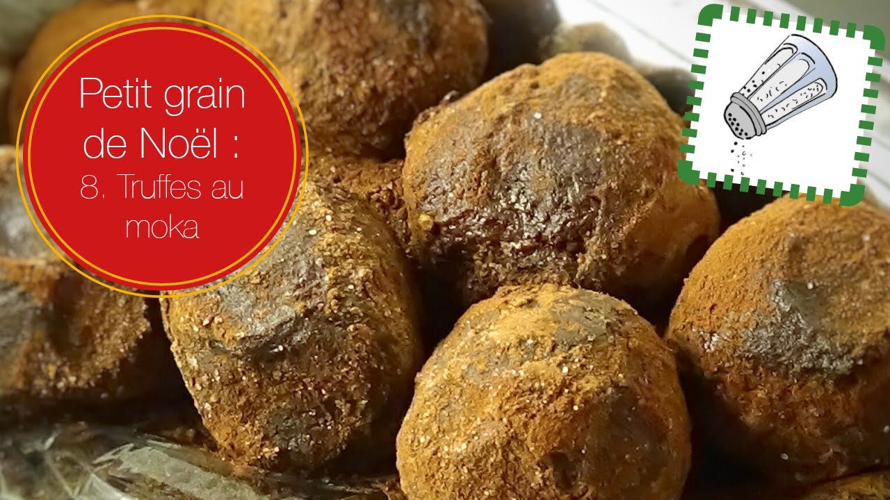 {Petit grain de No&euml;l} - Recette Incarom - 8. Truffes au Moka