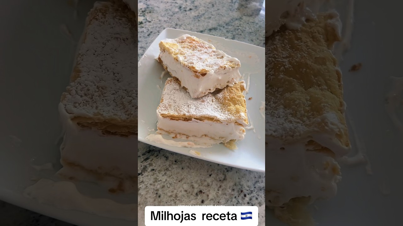 Milhojas postre salvadore&ntilde;o parte.1 #recetasfaciles #milhojas #salvadoreanfood