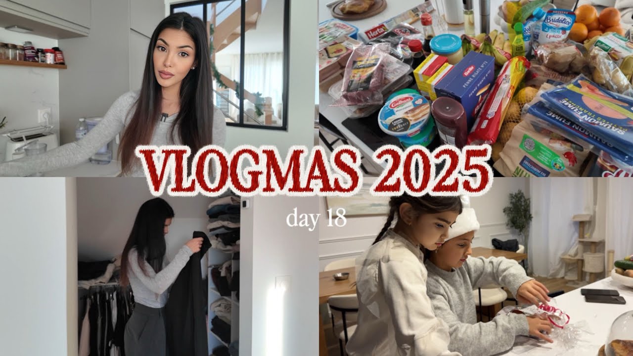 VLOGMAS 18 🎄 RETOUR DE COURSES et RANGEMENT / TRI | Lisa Ngo