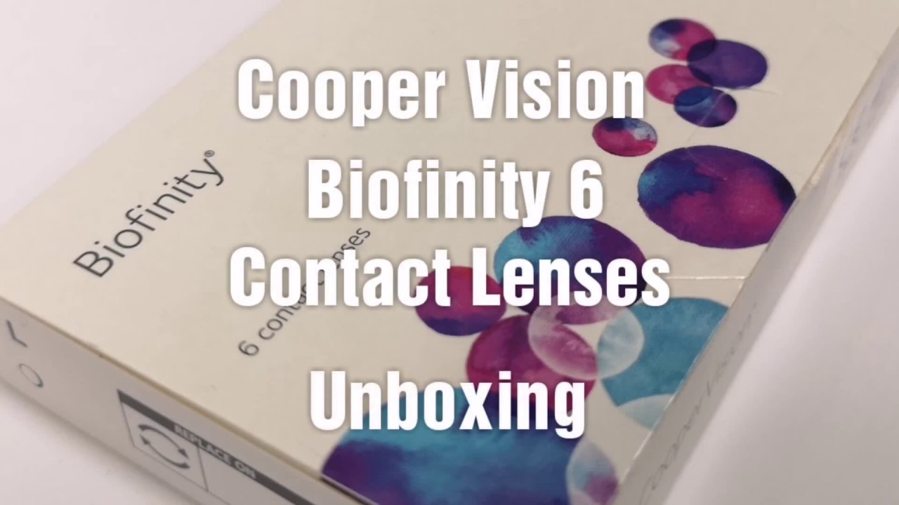 CooperVision Biofinity 6 Contact Lenses Unboxing | Vision Care | Best Contact Lenses